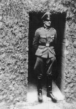Rochus Misch at the Führer HQ “Wolfschanze” in Rastenburg in 1942